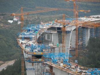 Budowa wiaduktu Crni Kal w Sowenii - Wykonawca : PRIMORJE